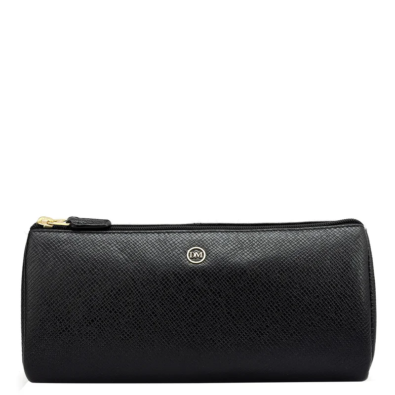 دا ميلانو Franzy Leather Multi Pouch - Black
